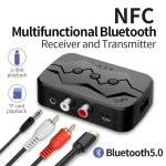 Transmetteur r�cepteur audio compatible bluetooth, adaptateur st�r�o avec dongle usb, jack aux, 3. 5mm, ...