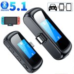 Transmetteur rcepteur bluetooth 5. 1 de type c, adaptateur audio visuel sans fil, kit musique voiture ...