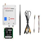 Transmetteur vid�o fpv haute puissance 1, 2 g 1, 3 g 3 w vtx + 1, 2 g fpv vrx 3 000 mw 9 canaux pal / ...