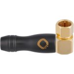 Transmission shift s90 fiche f coaxiale iec (m) (fiche satellite coude, adaptateur, vissable) plaqu ...