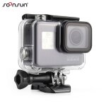 Transparent boîtier etanche sous - marin cas de plongée shell w / cordon sac poche pour gopro hero 5 ... Transparent boîtier etanche sous - marin cas de plongée shell w / cordon sac poche pour gopro hero 5 ...