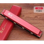 Trmolo avec etui, orgue buccal, polymtre, cl c, 24 trous - type red