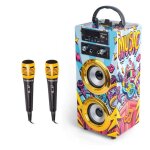 Trendix - karaoke enfant enfant music star enceinte avec micro bluetooth karaok enfant 2 microphones ...