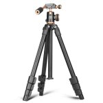 Trpied en alliage d'aluminium q160s pour appareil photo et vido, support de photographie pour nikon, ...