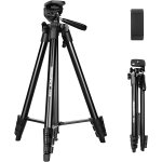 Trpied pour appareil photo 172cm, trpied lger pour smartphone, trpied en aluminium avec pince et ...