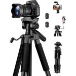 Tr�pied appareil photo, 190cm trepied camera en aluminium portable, trepied photo pour canon nikon sony ...
