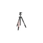 Trépied manfrotto element mii aluminium red 4 sections bh Trépied manfrotto element mii aluminium red 4 sections bh