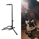 Trpied en mtal pour instrument de musique, support de sol pour guitare electrique acoustique, basse ...