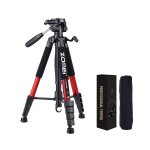 Tr�pied portable zomei q188 pour appareils photo reflex num�riques et num�riques - hauteur 188 cm, pieds ...