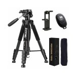 Tr�pied professionnel portable zomei q188 pour appareils photo reflex num�riques et num�riques avec t�l�comman ...