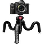 Trepied smartphone flexible, tr�pied appareil photo mini portable t�te pivotante � 360 tripod telephone ...