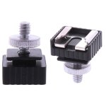 Trpied de support d'clairage, adaptateur de montage de griffe flash en mtal  vis de 1 / 4 pouces