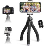 Tr�pied pour t�l�phone portable, mini tr�pied pour smartphone et appareil photo, tr�pied avec t�l�commande ...