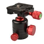 Tr�pied � t�te sph�rique pivotante en aluminium 360, support de vid�o � d�gagement rapide pour dslr, ...