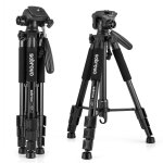 Trpied ultralger 152 cm pour voyage professionnel - lger avec tte panoramique pour camra dslr dv ...