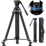 Tr�pied vid�o professionnel sirui am - 25s - rotule fluide panoramique 360, hauteur 190 cm, charge maximale ...