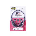 Trevi htv 636 nero sovraurale padiglione auricolare cuffia htv636