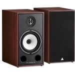 Triangle enceinte bibliothque borea br03 noyer x2
