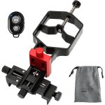 Tridaptor adaptateur de digiscopie universel, 3 axes de haute précision, support en métal avec télécommande, ... Tridaptor adaptateur de digiscopie universel, 3 axes de haute précision, support en métal avec télécommande, ...
