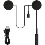 Trkk - casque bluetooth moto noir circum - auriculaire complet sans fil gps mp3 appel automatique Trkk - casque bluetooth moto noir circum - auriculaire complet sans fil gps mp3 appel automatique