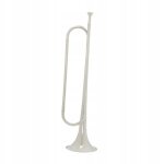 Trompette en si bémol avec embouchure scout bugle cavalry silver Trompette en si bémol avec embouchure scout bugle cavalry silver