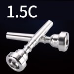 Trompette en cuivre plaqué 1. 5c / 3c / 5c / 7c, embout buccal léger pour pratique, accessoires pour ... Trompette en cuivre plaqué 1. 5c / 3c / 5c / 7c, embout buccal léger pour pratique, accessoires pour ...