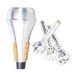 Trompette embouchure mute set 3c 5c 7c pratique silencieux combinaison remplacement instrument de musique ...