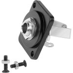 Trs 1 / 4 panneau montage soudure audio adaptateur 6, 35 mm femelle vers borne  souder stro connecteur, ...