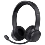 Trust ayda casque sans fil et filaire arceau appels / musique usb type - c bluetooth noir