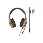 Trust gxt 310d radius - gaming - micro - casque - circum - aural - filaire - jack 3, 5mm - camouflage ... Trust gxt 310d radius - gaming - micro - casque - circum - aural - filaire - jack 3, 5mm - camouflage ...