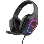 Trust gxt 416 zirox casque avec fil arceau gaming usb type - a noir