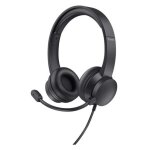 Trust hs - 150 - micro - casque - sur - oreille - filaire - jack 3, 5mm - noir