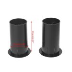 Tubes de port pour enceinte, caisson de basses noir, 35x67mm, accessoires hifi Tubes de port pour enceinte, caisson de basses noir, 35x67mm, accessoires hifi