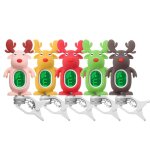 Tuner num�rique a clipser rotatif a ecran lcd en forme d'elk de dessin anim� pour erhu / guzheng / pipa ...