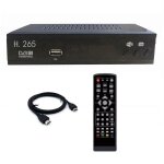 Tuner tv numrique dvb - t2 hevc 265 dcodeur hd 1080p rcepteur tv terrestre usb dcodeur
