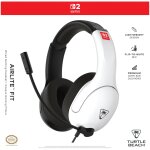 Turtle beach airlite fit noir et blanc casque de gaming filaire sous licence officielle pour nintendo ...