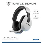 Turtle beach stealth 600 console blanc playstation casque gaming sans fil w / 80hr batterie, ecouteurs ...
