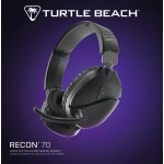 Turtle beach recon 70 pc console blanche casque de gaming multiplateforme pour pc, ps5, ps4, ps4 pro, ...