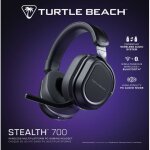 Turtle beach stealth 700 noir pc casque gaming sans fil w / 80hr batterie, ecouteurs de 60mm, deux �metteurs ...