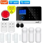 Tuya andrea control - systme d'alarme de scurit domestique sans fil, dtecteur de mouvement, wifi ...