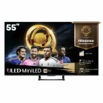 Tv mini led qled hisense 4k uhd 55u7q - 55  (140 cm) - 144 hz - vrr - 2025