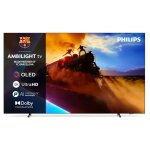 Tv oled philips 77oled760 194 cm 4k uhd ambilight 2025 gris mtal