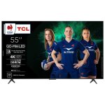 Tv qd - mini led tcl 55c69k 140 cm 4k uhd 2025 aluminium bross�