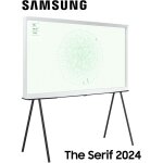 Tv qled samsung the serif lifestyle tq50ls01dau 125 cm 4k uhd 2024 blanc