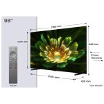 Tv tcl qd - mini led 98c79k 98  (247 cm) 4k 2025