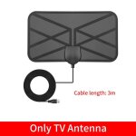 Tv3 - antenne tv num�rique d'int�rieur dvb t2, port�e de 3000 beaut�, 4k, 8k, hdtv, 1080p, r�cepteur, ...