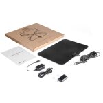 Tvhd numrique d'intrieur 50 miles, antenne amplifie / fm avec cble 16, 5 pieds, prise us pour une ...