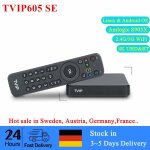 Tvip605 se - botier smart tv tvip605 se 4k hd, linux et android, amlogic s905x, 2. 4 / 5g, wifi, dcodeur, ...