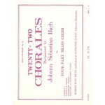 Johann sebastian bach : twenty - two chorals - conducteur brass instruments [quartet] 9790046282768 al28276 ...