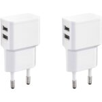 Twq - 2x double chargeur usb 12w / 2400ma pro series alimentation universelle adaptée pour téléphone ... Twq - 2x double chargeur usb 12w / 2400ma pro series alimentation universelle adaptée pour téléphone ...
